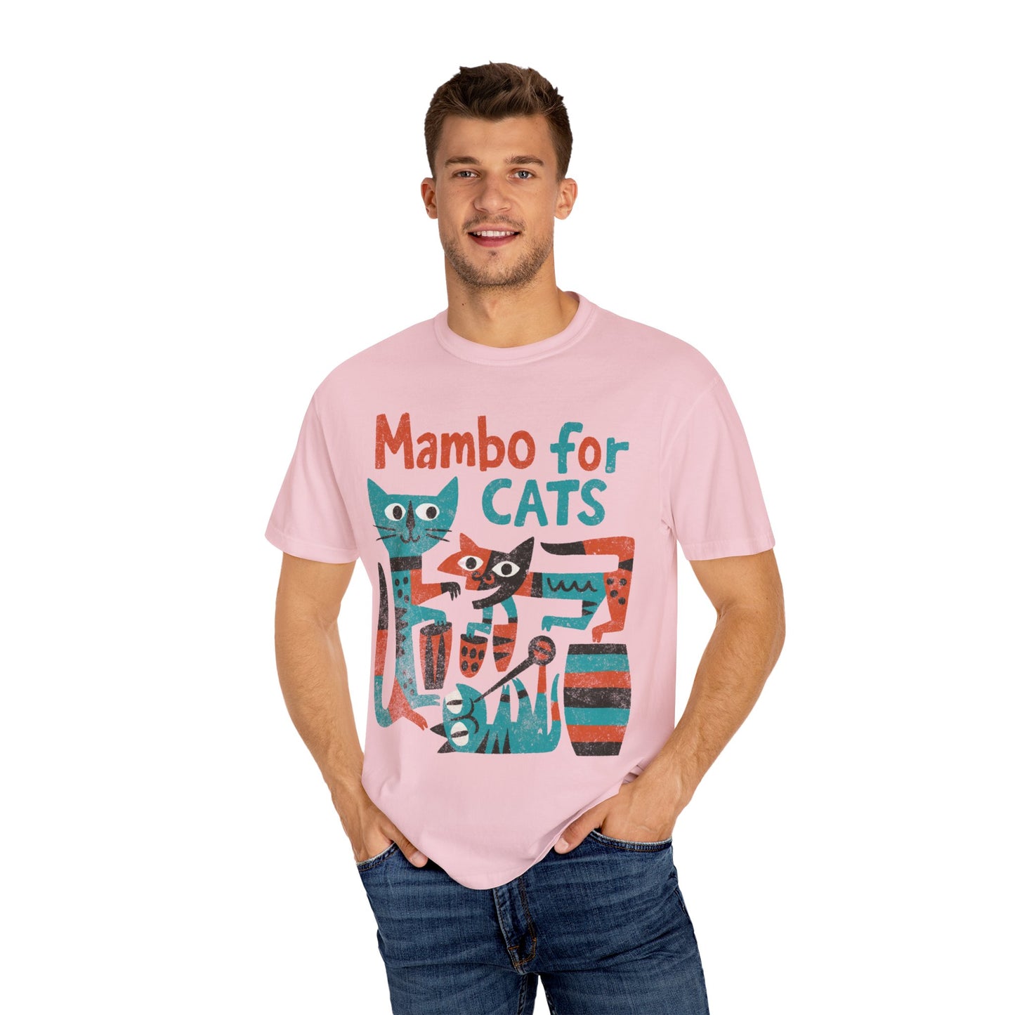 Mambo For Cats - Comfort Colors Relaxed Fit Premium T Shirt