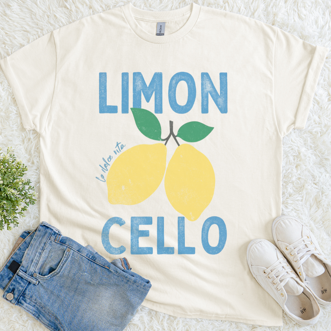 Limon Cello, Vintage Tee - Gildan Lightweight Premium T Shirt
