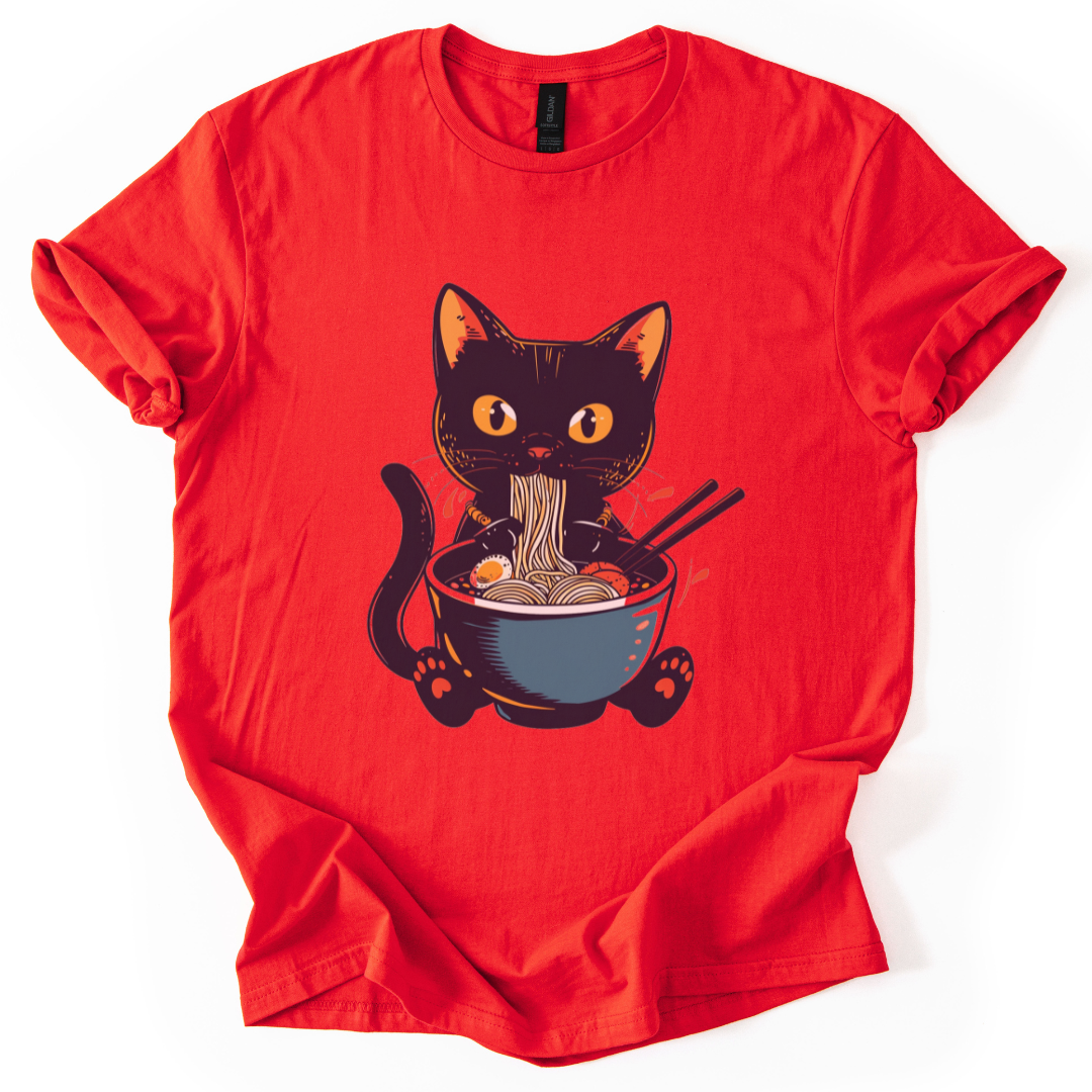 Cat Slurping Ramen