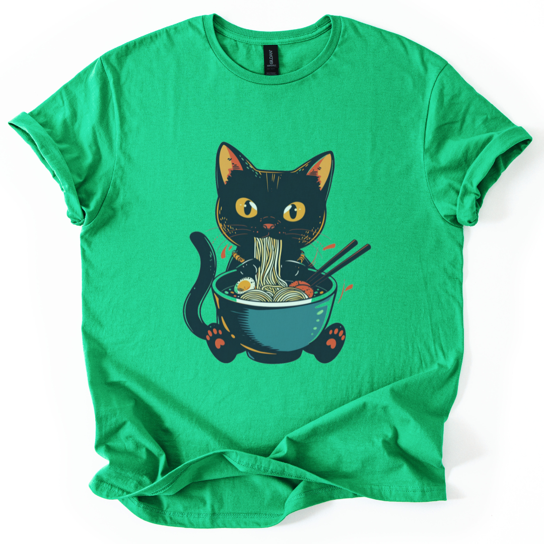 Cat Slurping Ramen