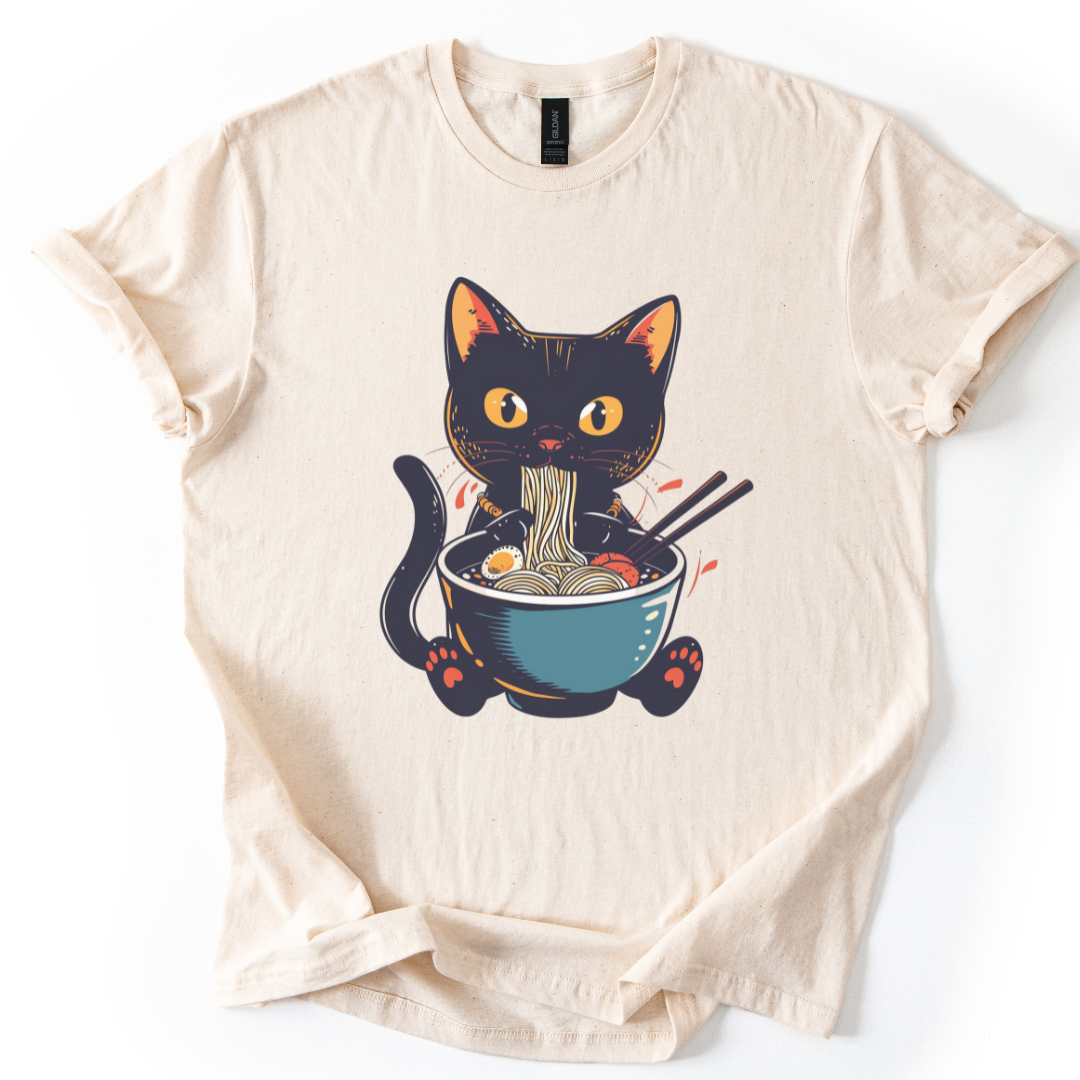 Cat Slurping Ramen