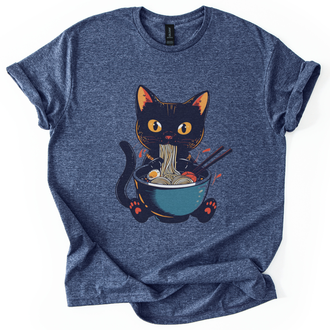 Cat Slurping Ramen