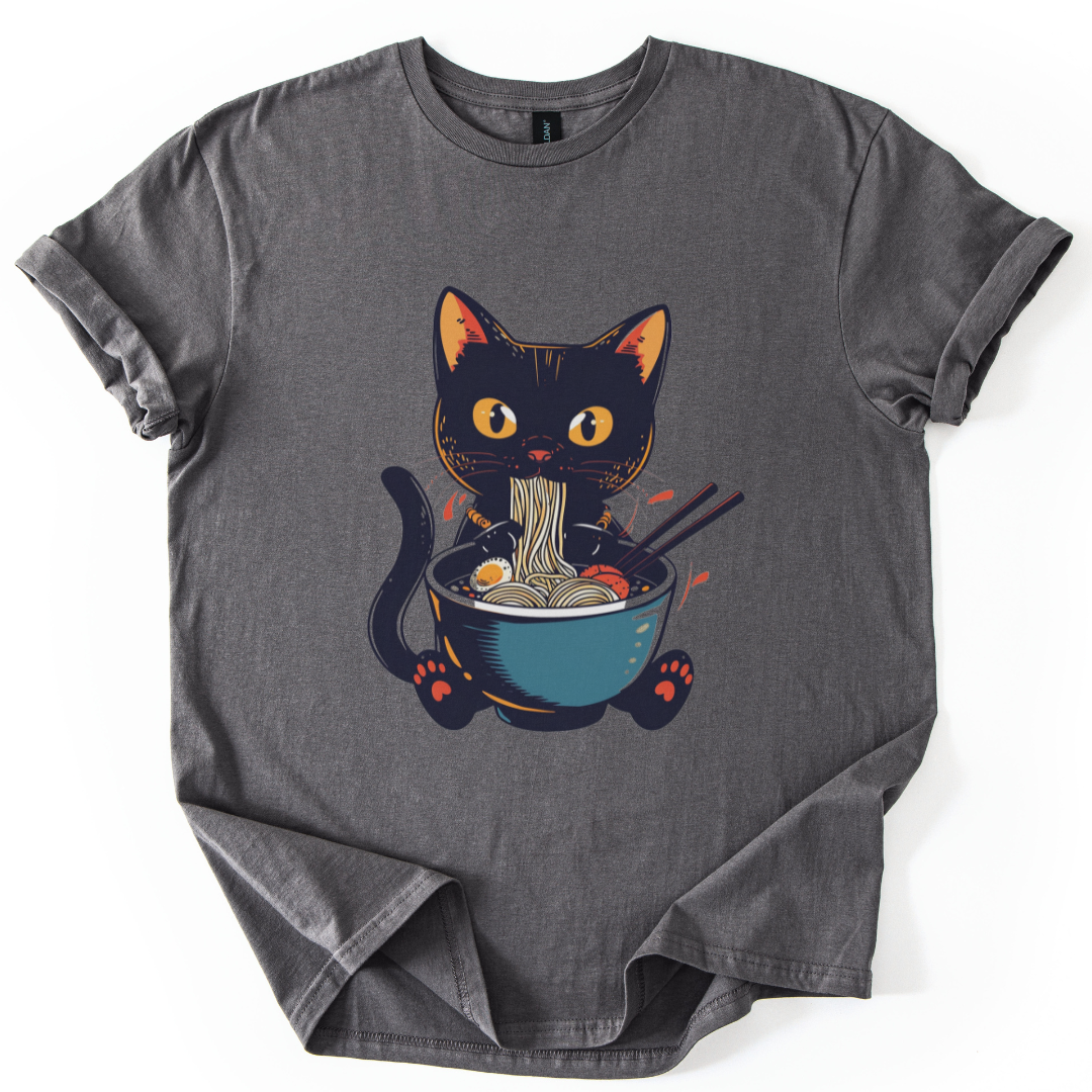 Cat Slurping Ramen