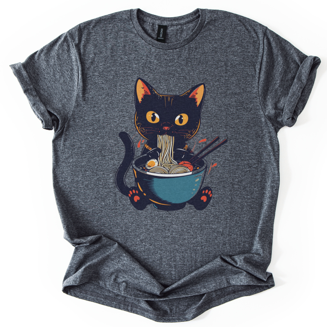 Cat Slurping Ramen
