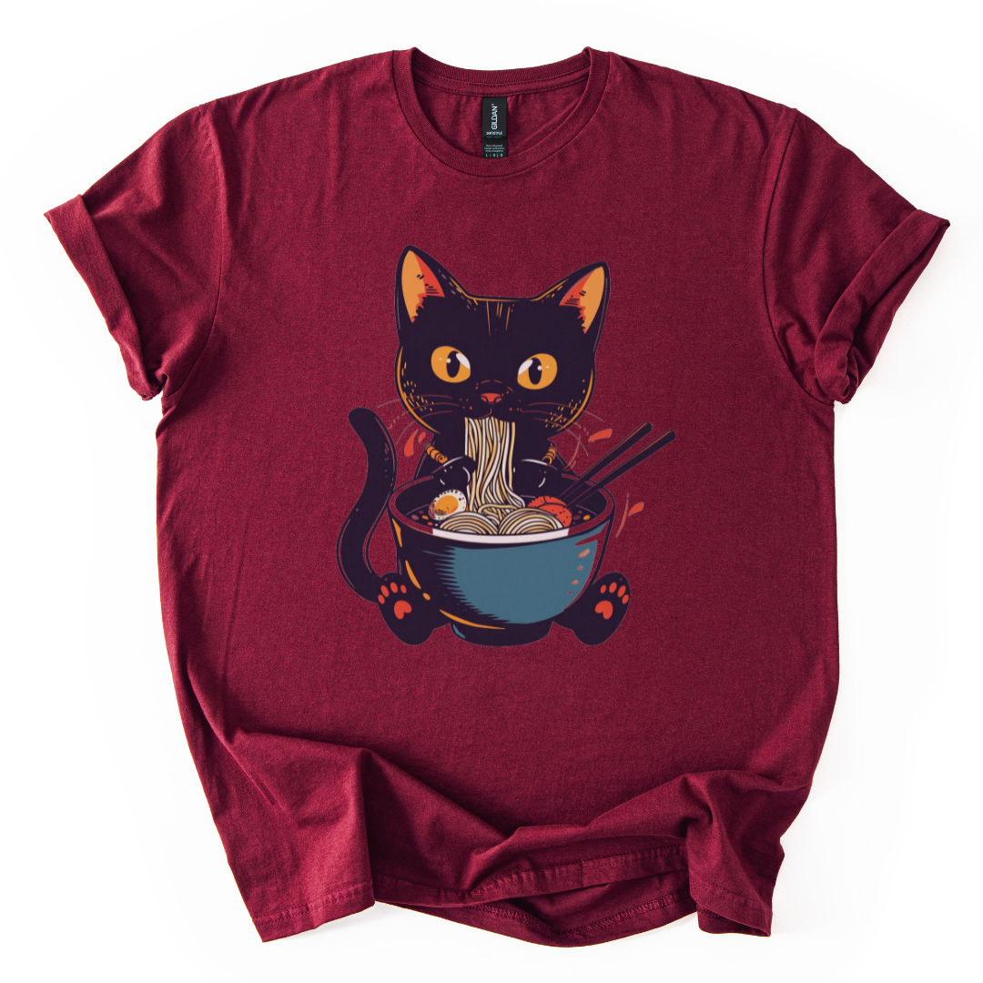 Cat Slurping Ramen