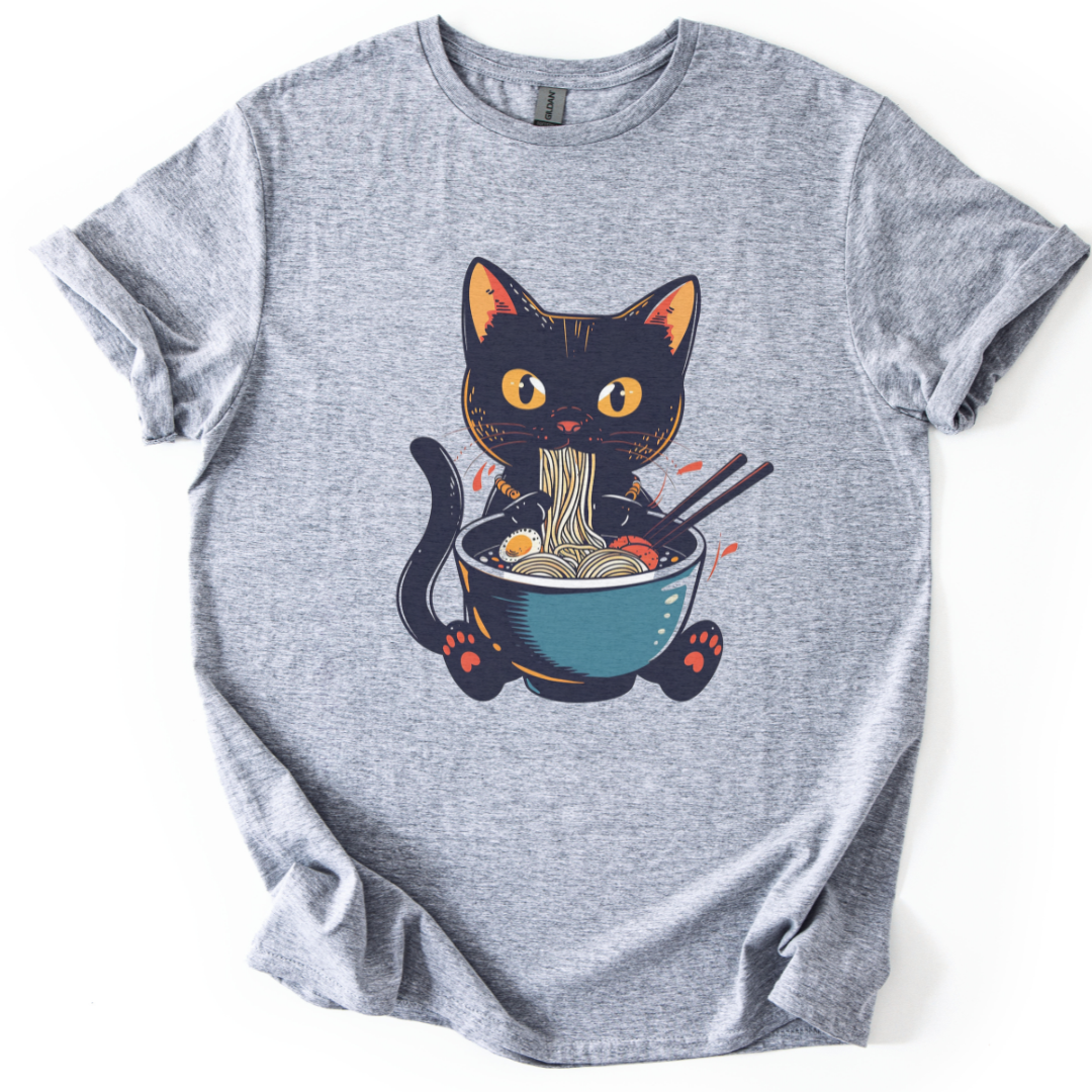 Cat Slurping Ramen