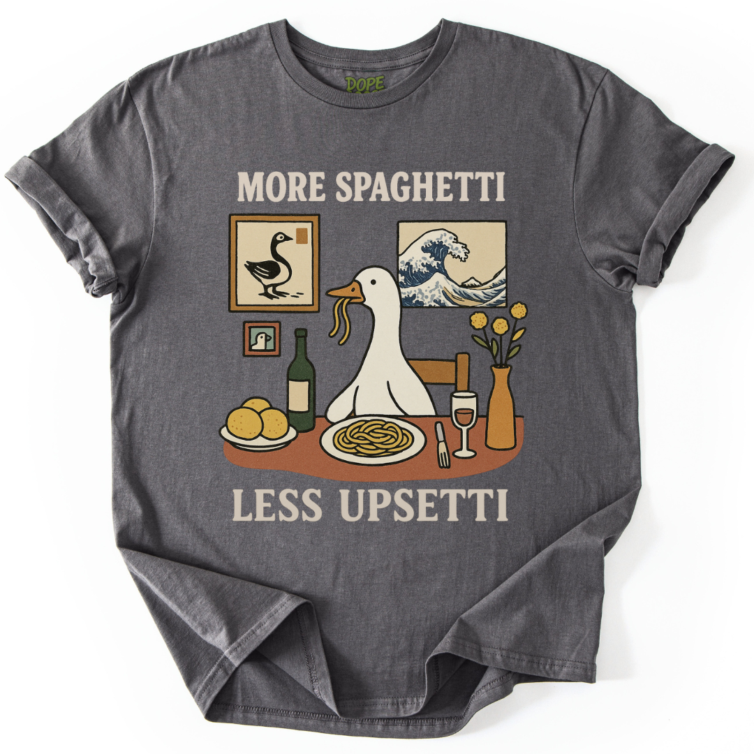 More Spaghetti, Less Upsetti