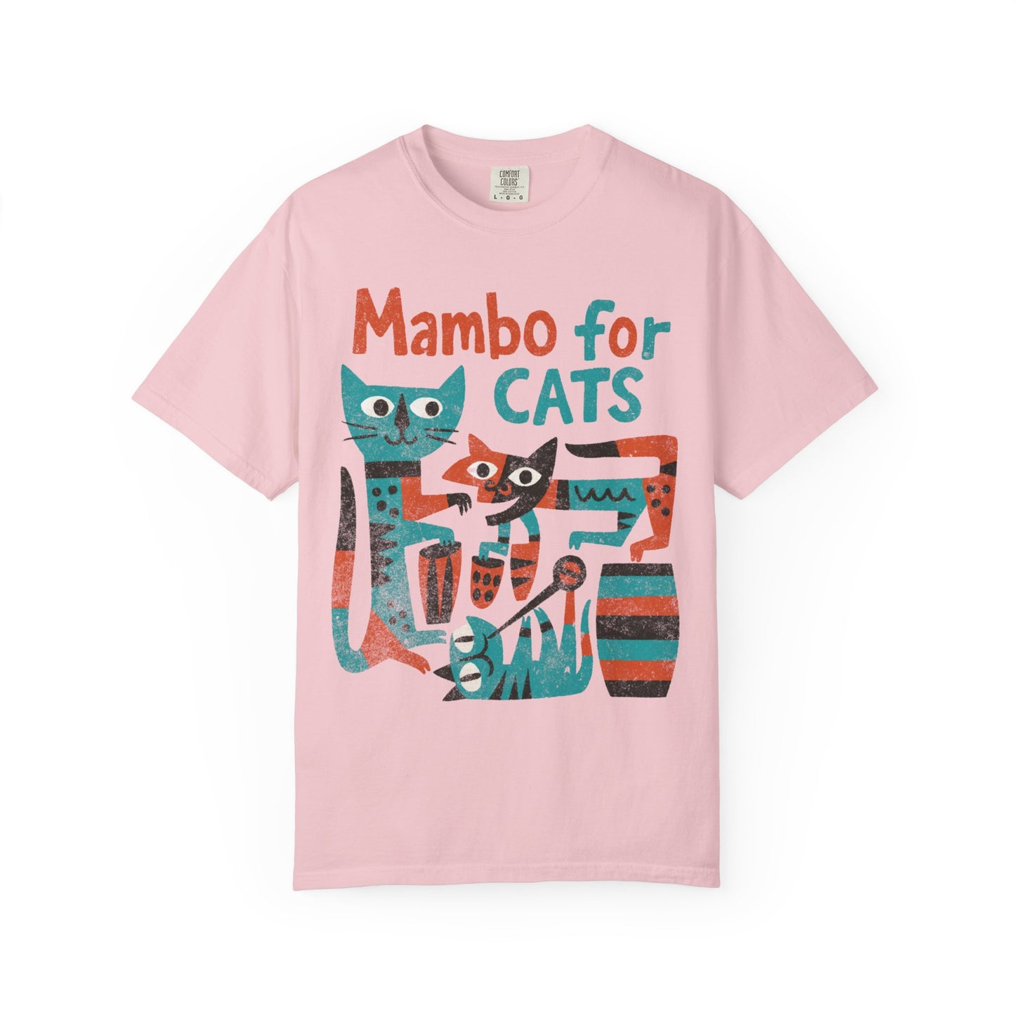 Mambo For Cats - Comfort Colors Relaxed Fit Premium T Shirt