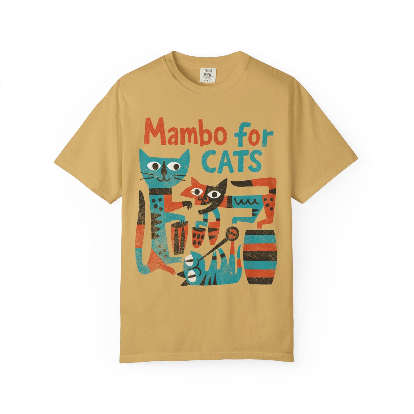 Mambo For Cats - Comfort Colors Relaxed Fit Premium T Shirt