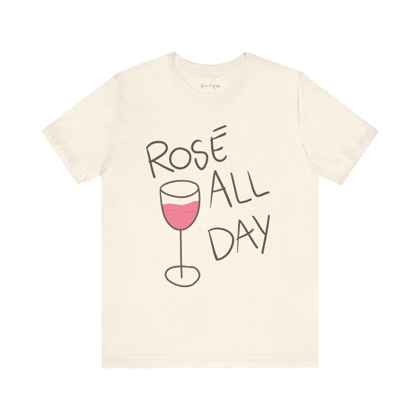 Rose All Day - Bella Canvas Super Soft Fitted T Shirt