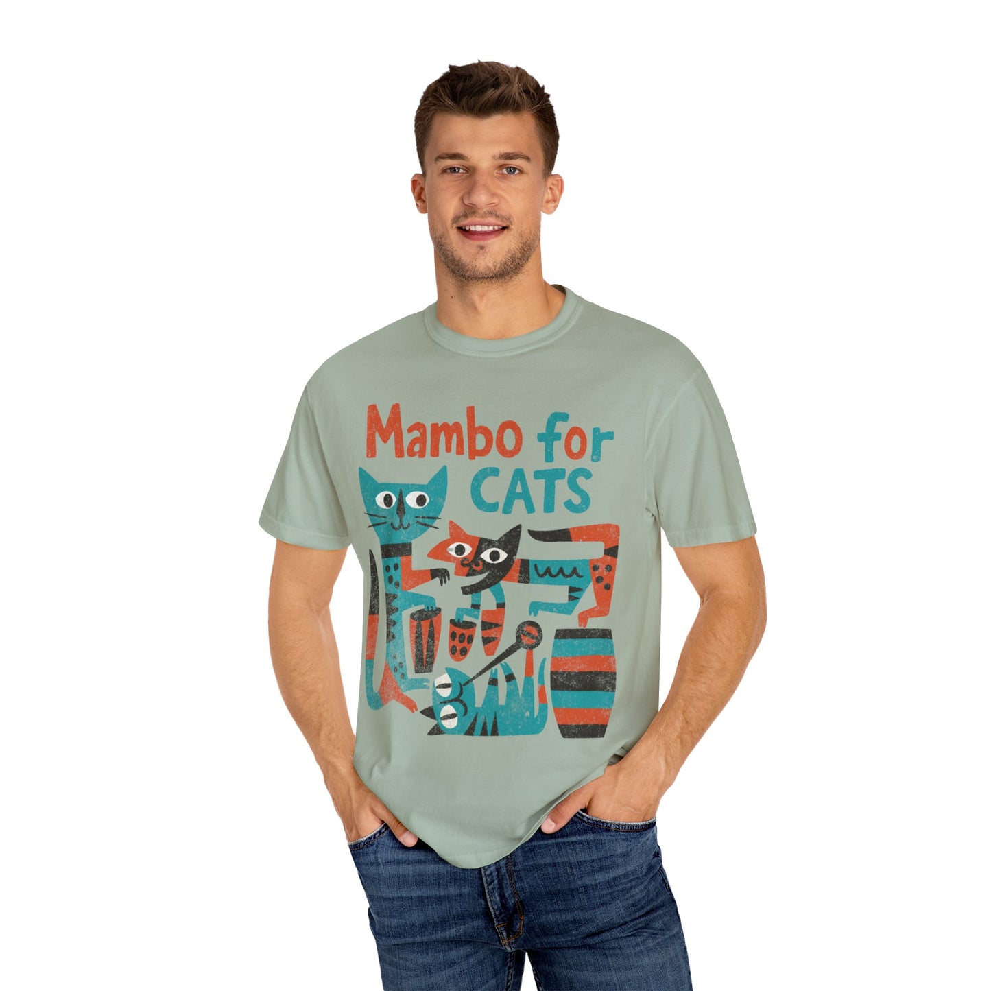 Mambo For Cats - Comfort Colors Relaxed Fit Premium T Shirt