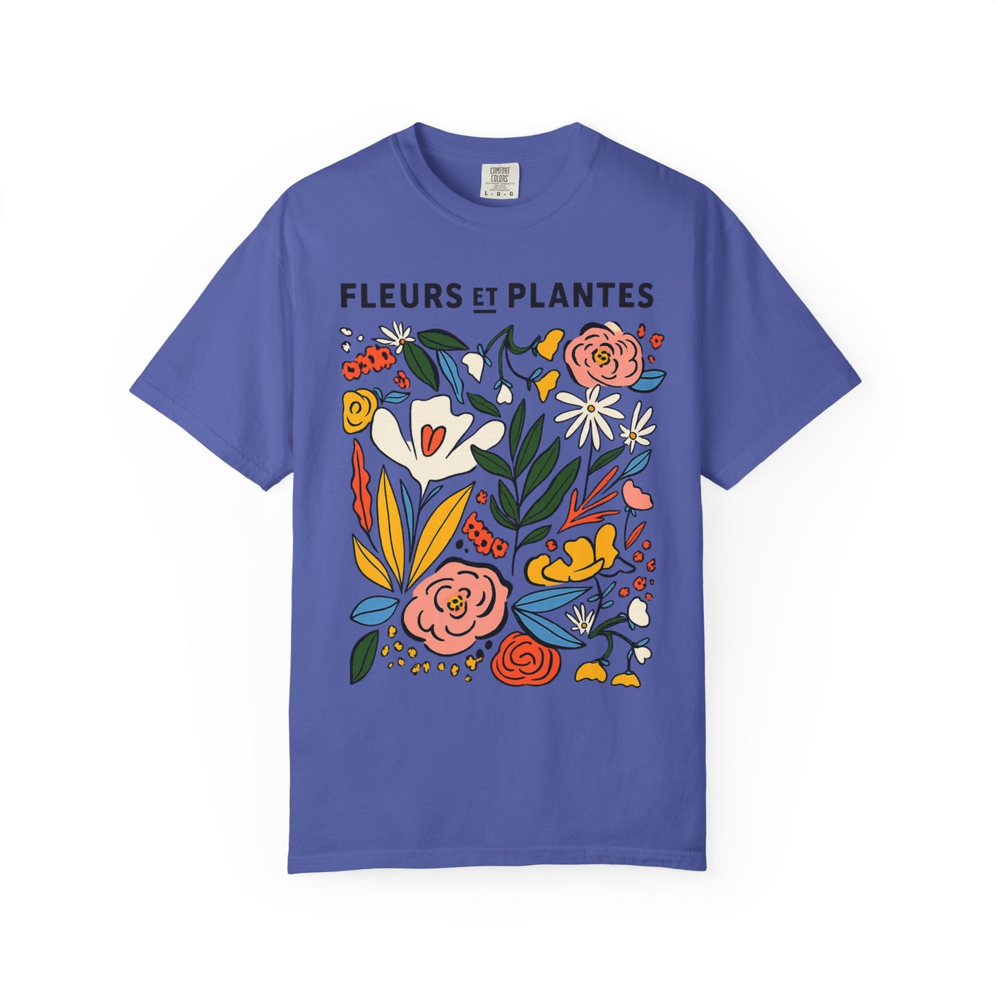 Fleurs Et Plantes -  Comfort Colors Relaxed Fit Premium T Shirt