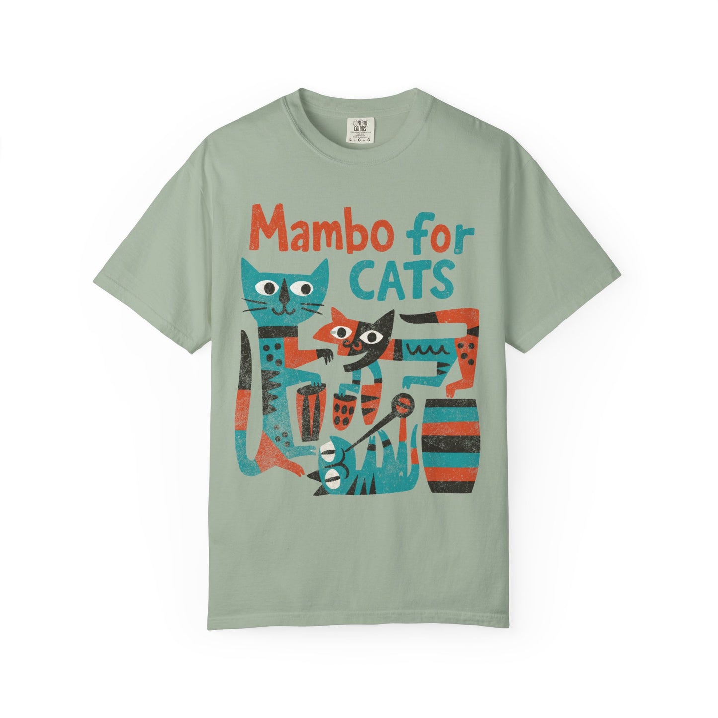 Mambo For Cats - Comfort Colors Relaxed Fit Premium T Shirt