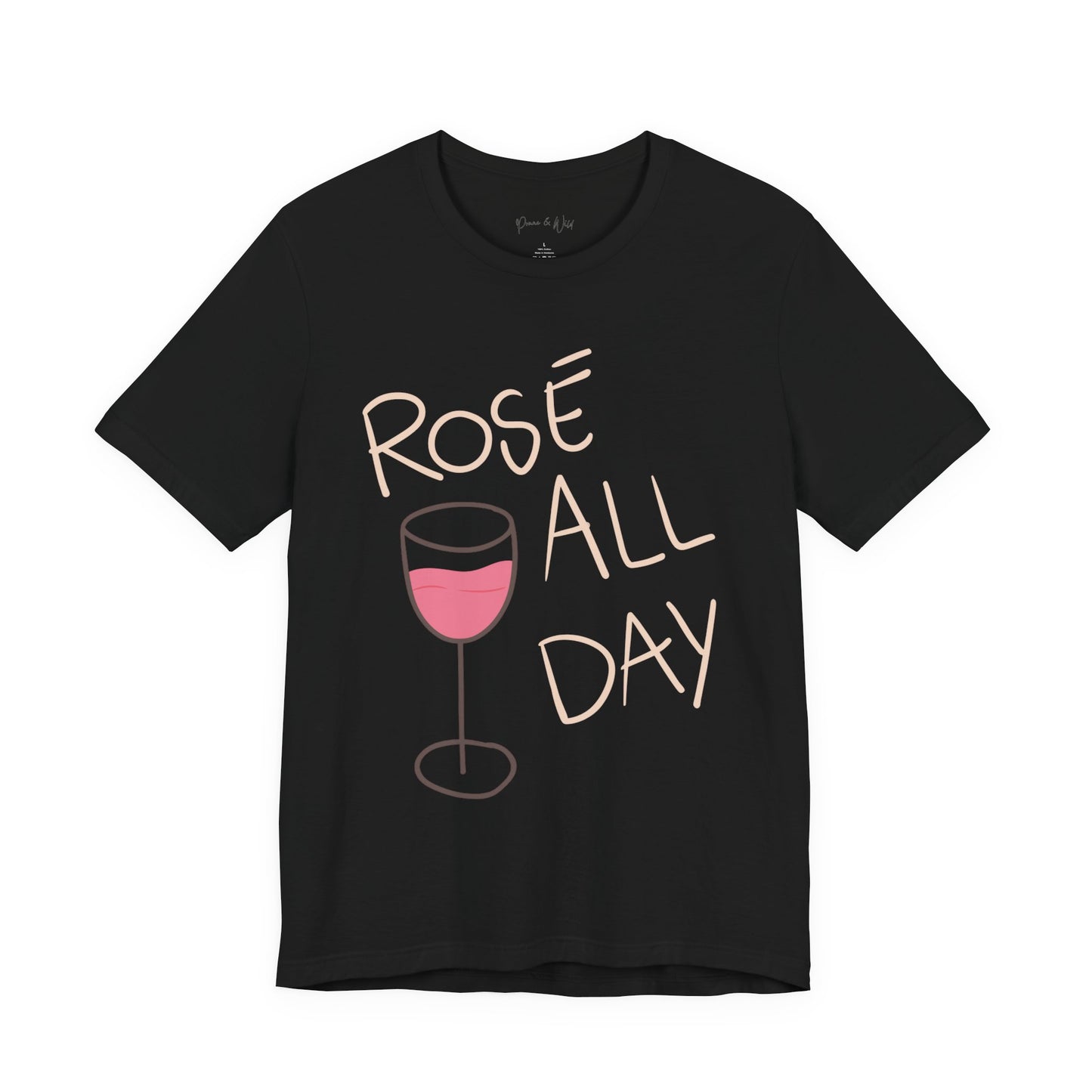 Rose All Day - Bella Canvas Super Soft Fitted T Shirt