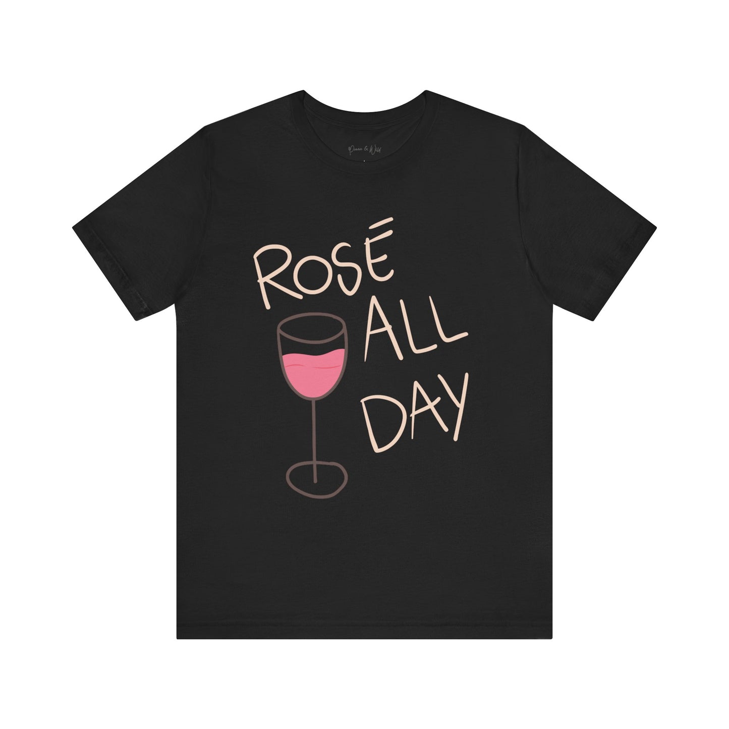 Rose All Day - Bella Canvas Super Soft Fitted T Shirt
