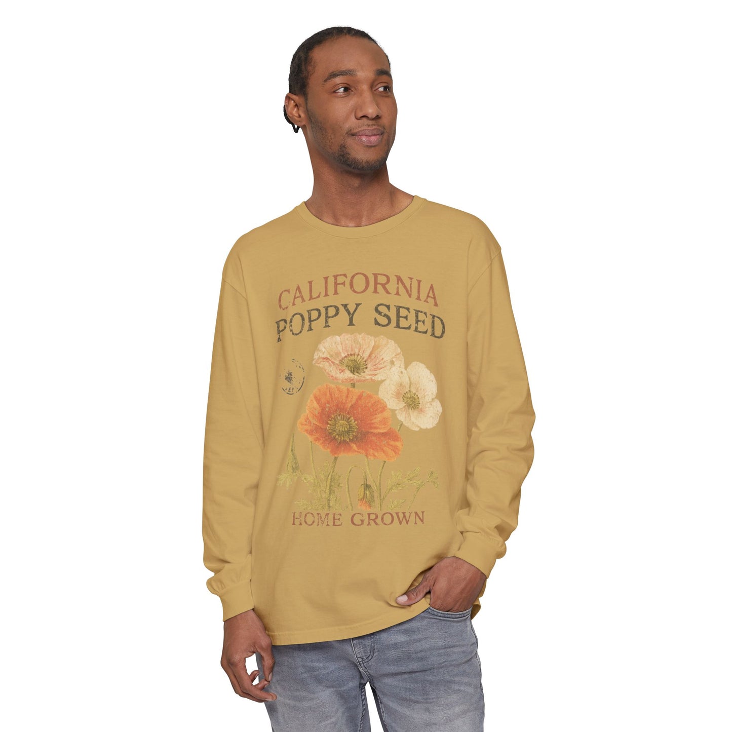 Poppy Seed - Comfort Colors Premium Long Sleeve T Shirt