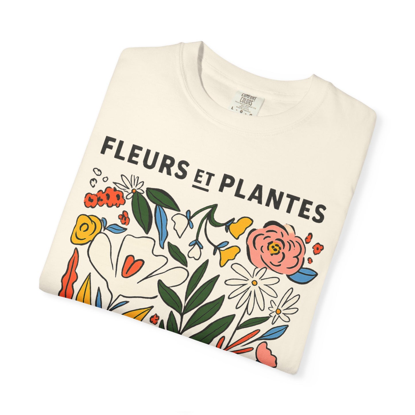 Fleurs Et Plantes -  Comfort Colors Relaxed Fit Premium T Shirt