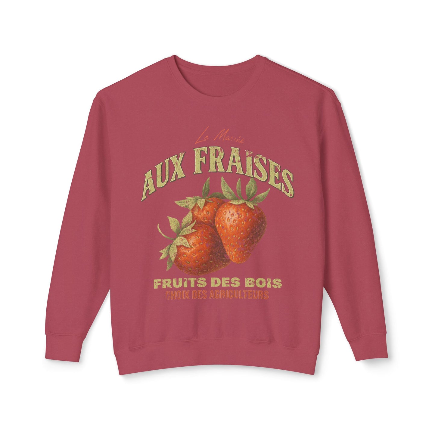 Aux Fraises - Comfort Colors Lightweight Sweatshirt