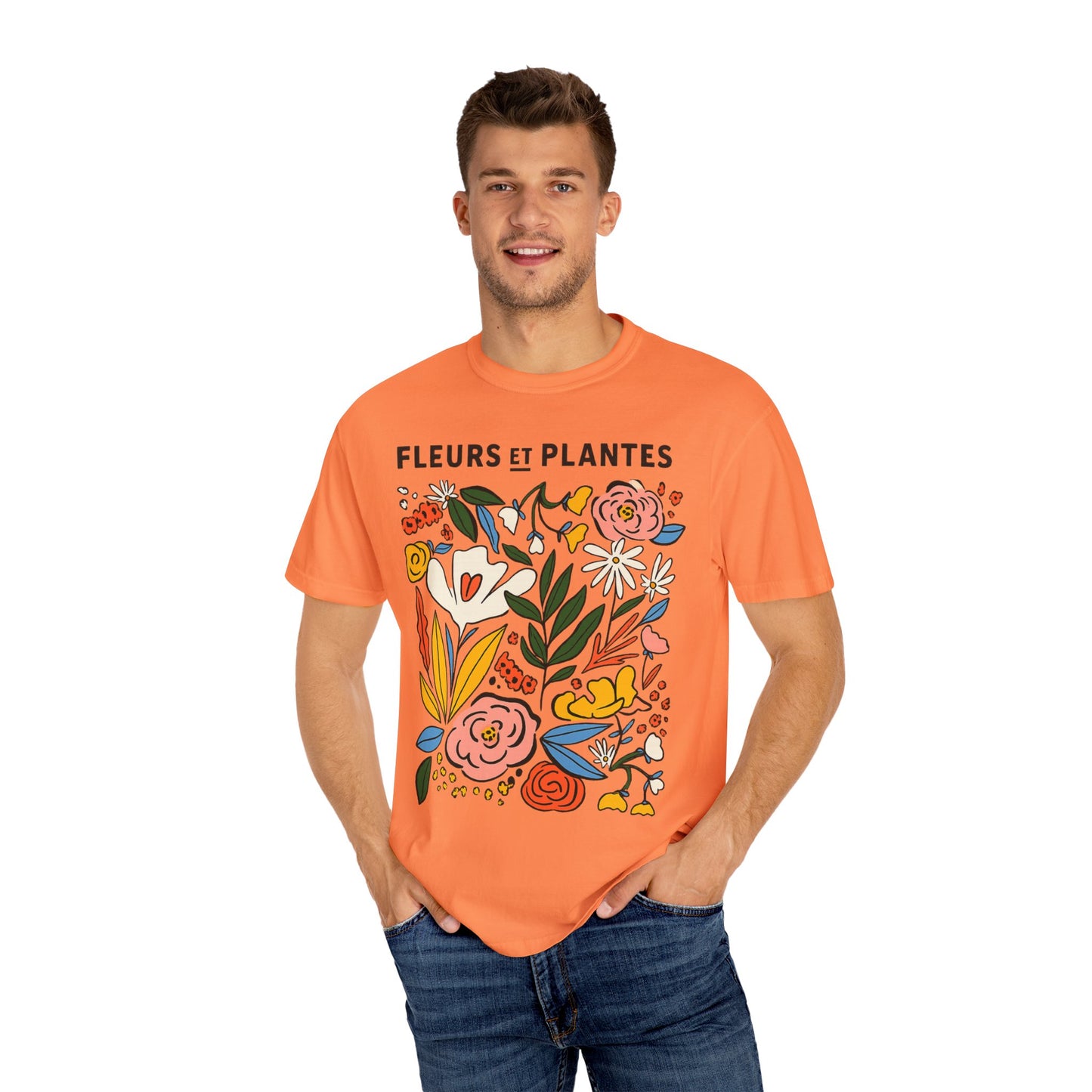 Fleurs Et Plantes -  Comfort Colors Relaxed Fit Premium T Shirt