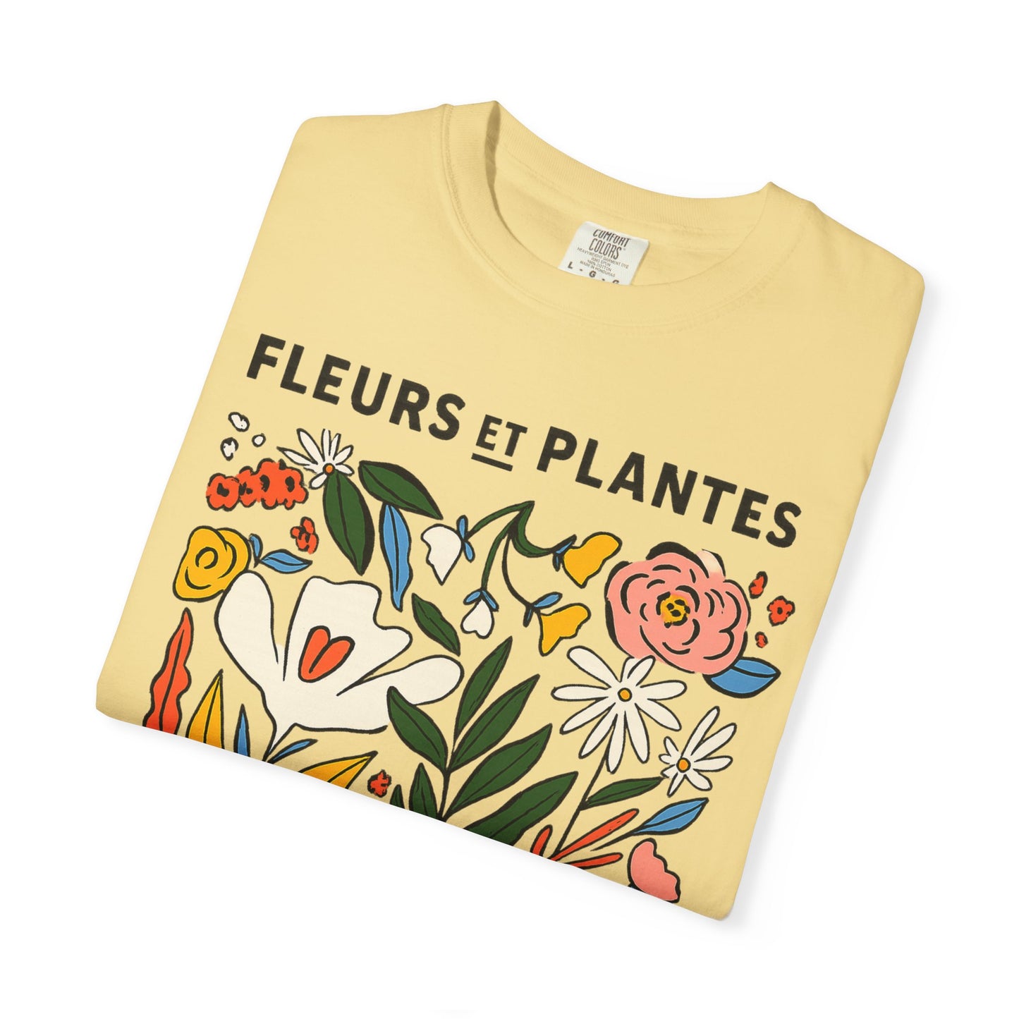 Fleurs Et Plantes -  Comfort Colors Relaxed Fit Premium T Shirt