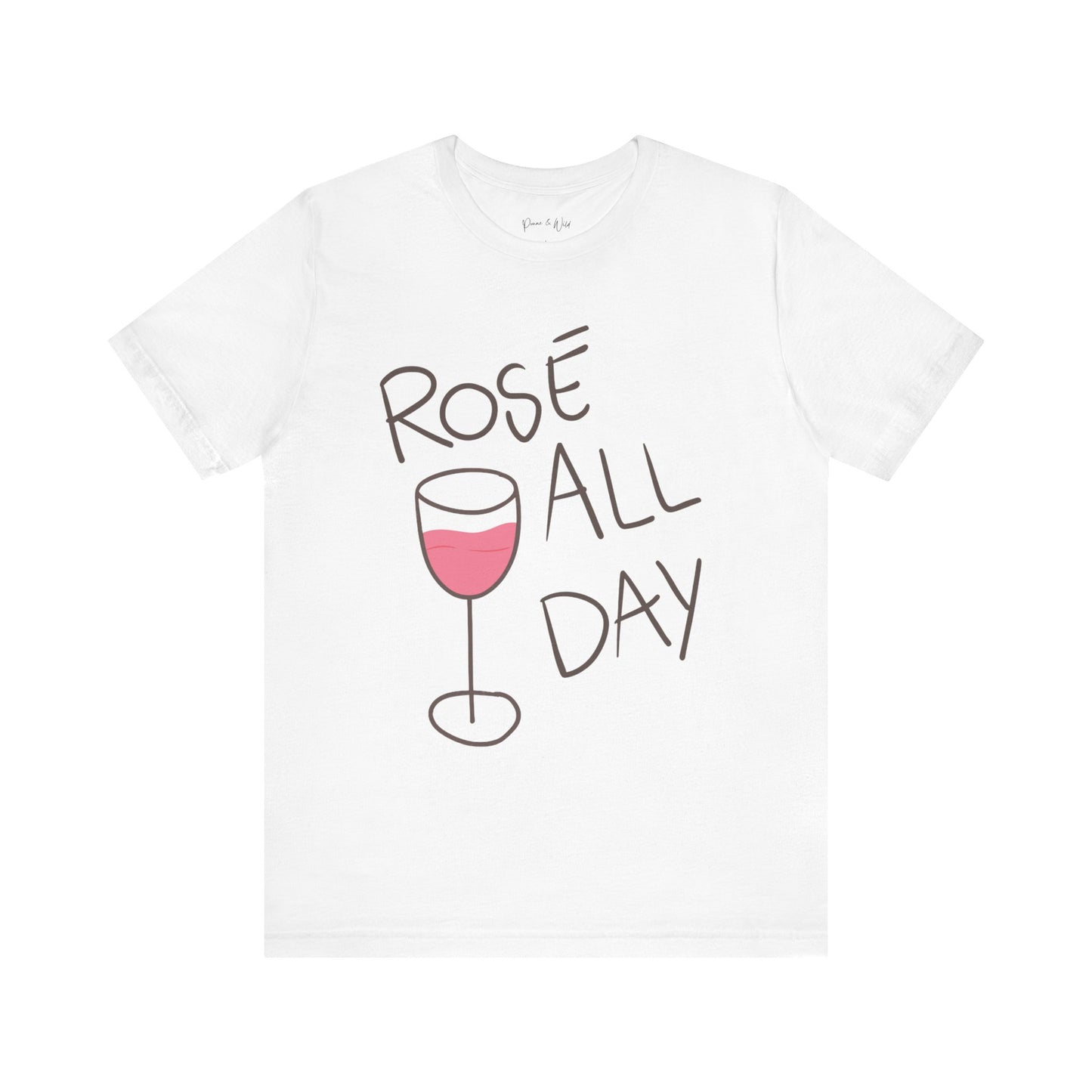 Rose All Day - Bella Canvas Super Soft Fitted T Shirt