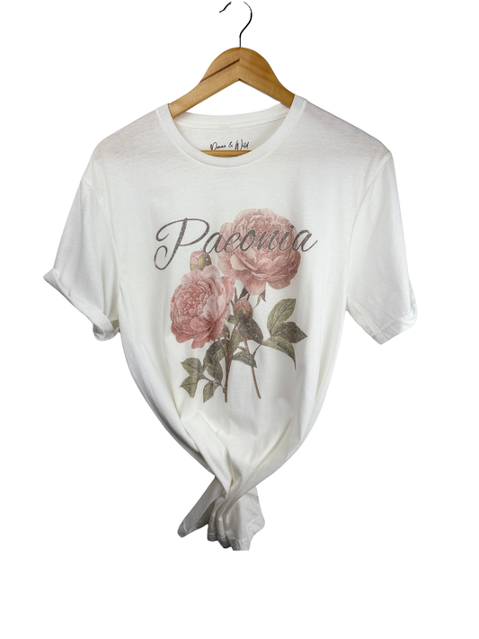 Paeonia, Vintage Tee  - Gildan Lightweight T Shirt
