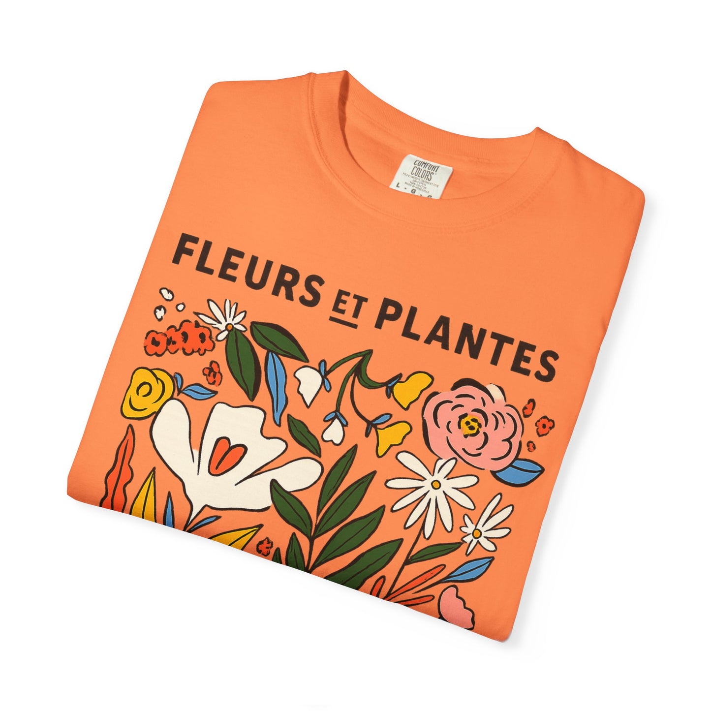 Fleurs Et Plantes -  Comfort Colors Relaxed Fit Premium T Shirt