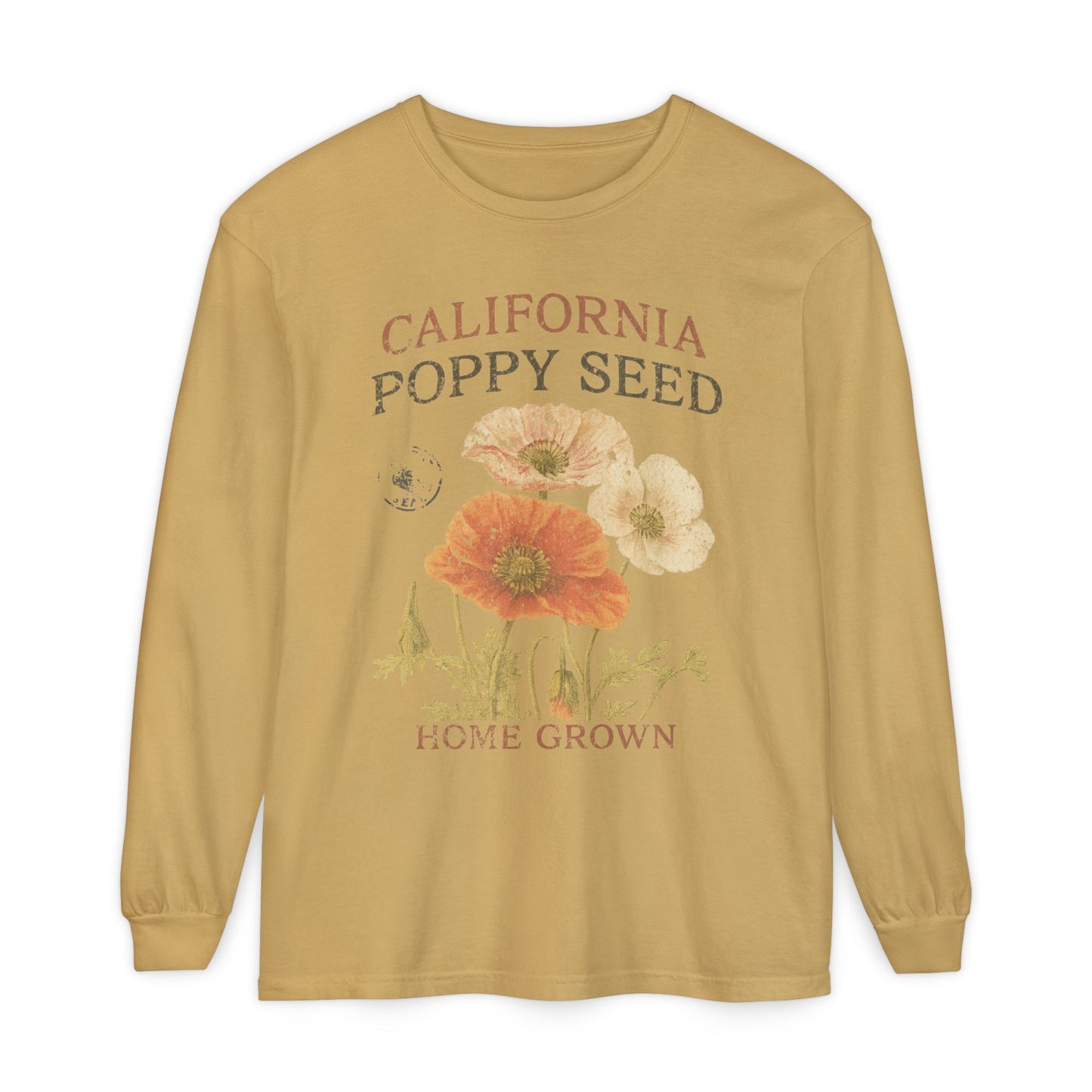 Poppy Seed - Comfort Colors Premium Long Sleeve T Shirt
