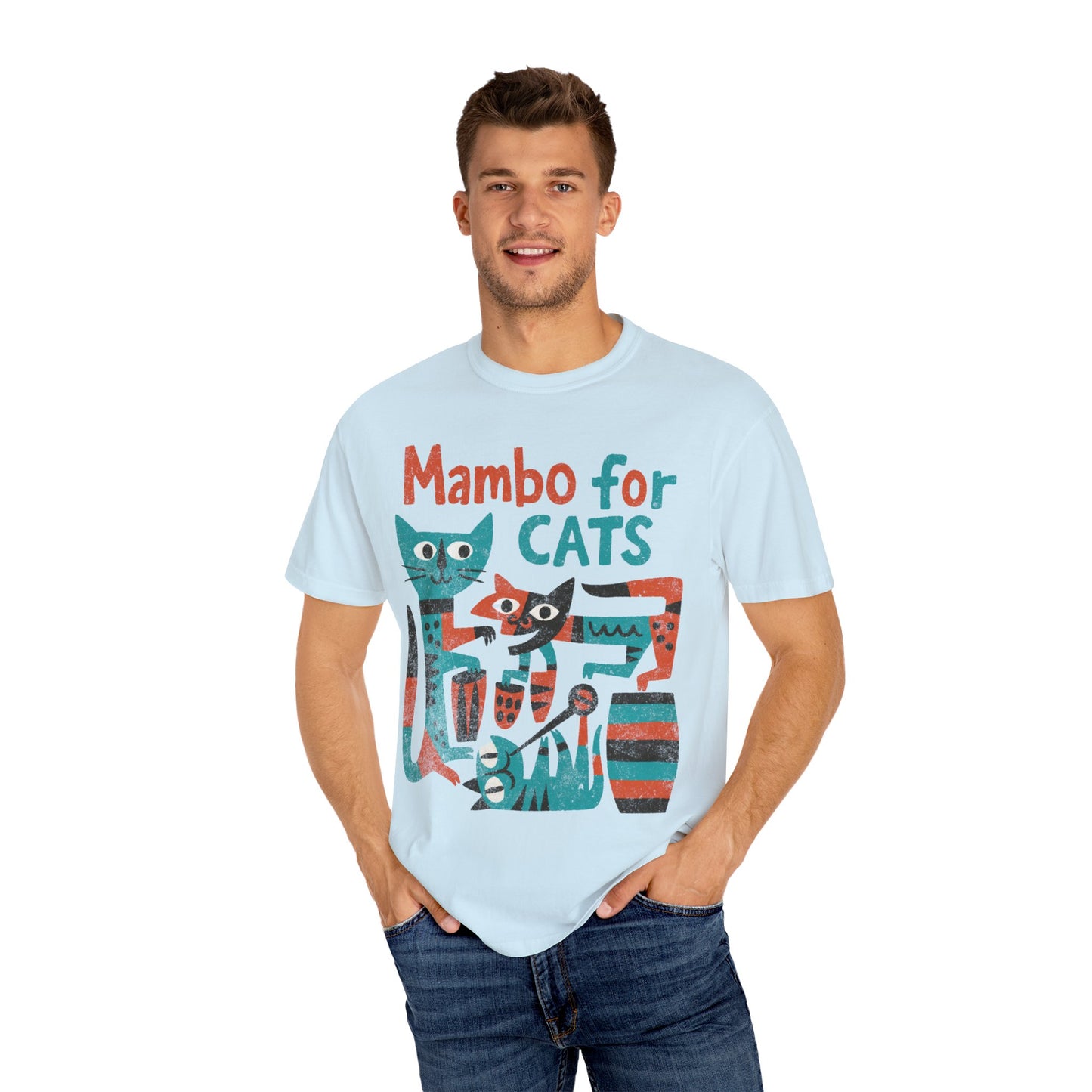 Mambo For Cats - Comfort Colors Relaxed Fit Premium T Shirt