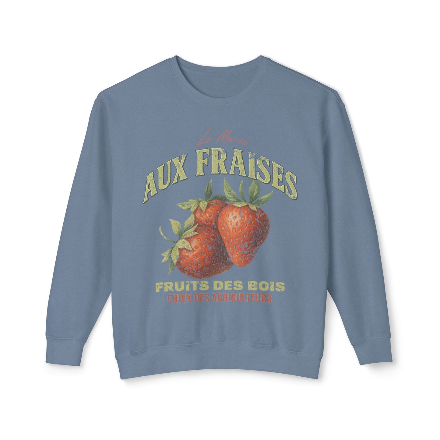 Aux Fraises - Comfort Colors Lightweight Sweatshirt