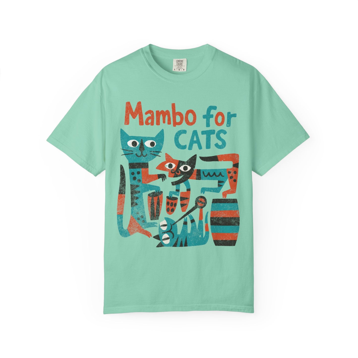 Mambo For Cats - Comfort Colors Relaxed Fit Premium T Shirt