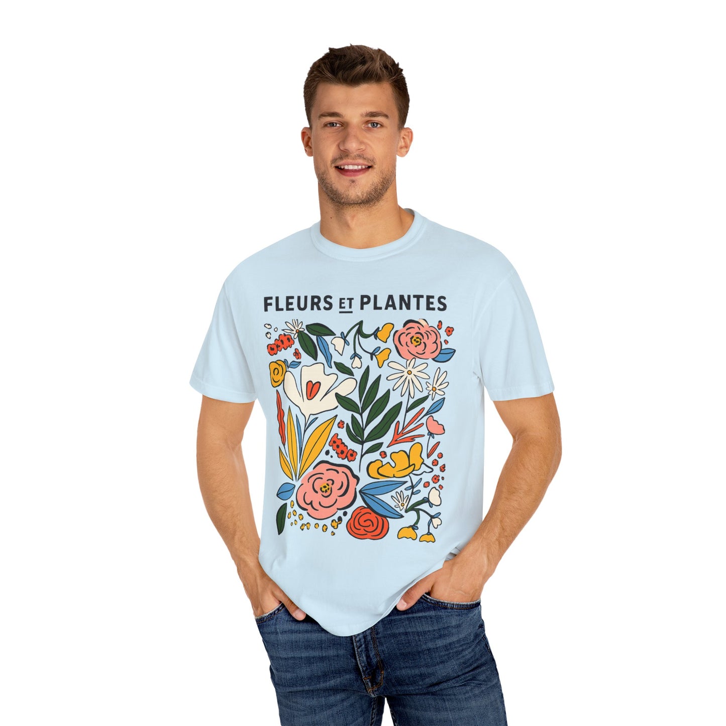 Fleurs Et Plantes -  Comfort Colors Relaxed Fit Premium T Shirt