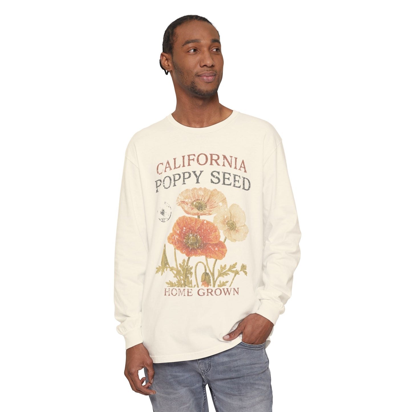 Poppy Seed - Comfort Colors Premium Long Sleeve T Shirt