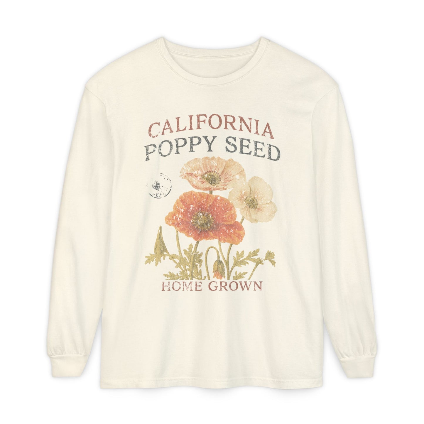 Poppy Seed - Comfort Colors Premium Long Sleeve T Shirt