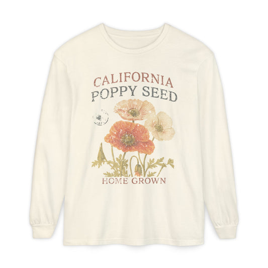 Poppy Seed - Comfort Colors Premium Long Sleeve T Shirt