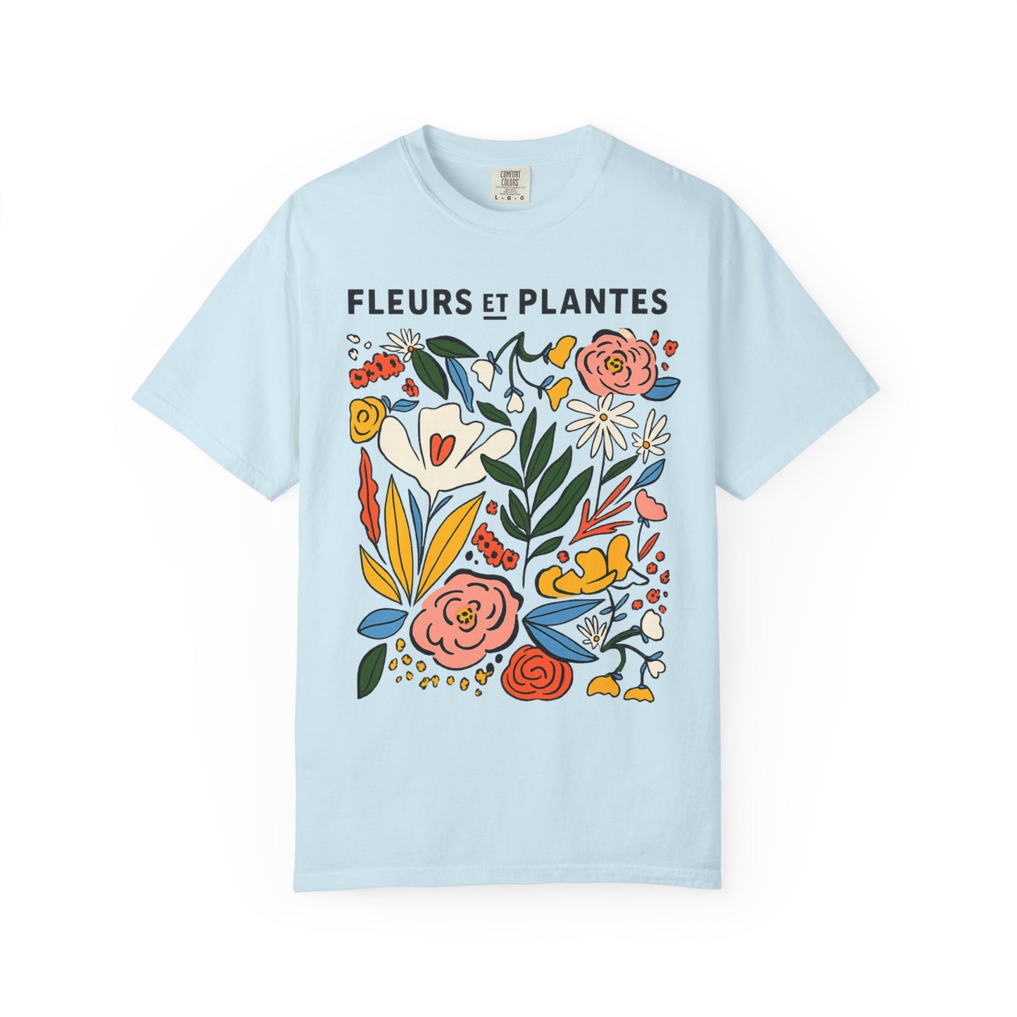 Fleurs Et Plantes -  Comfort Colors Relaxed Fit Premium T Shirt