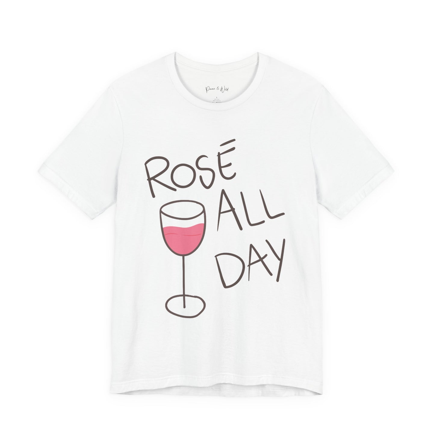 Rose All Day - Bella Canvas Super Soft Fitted T Shirt