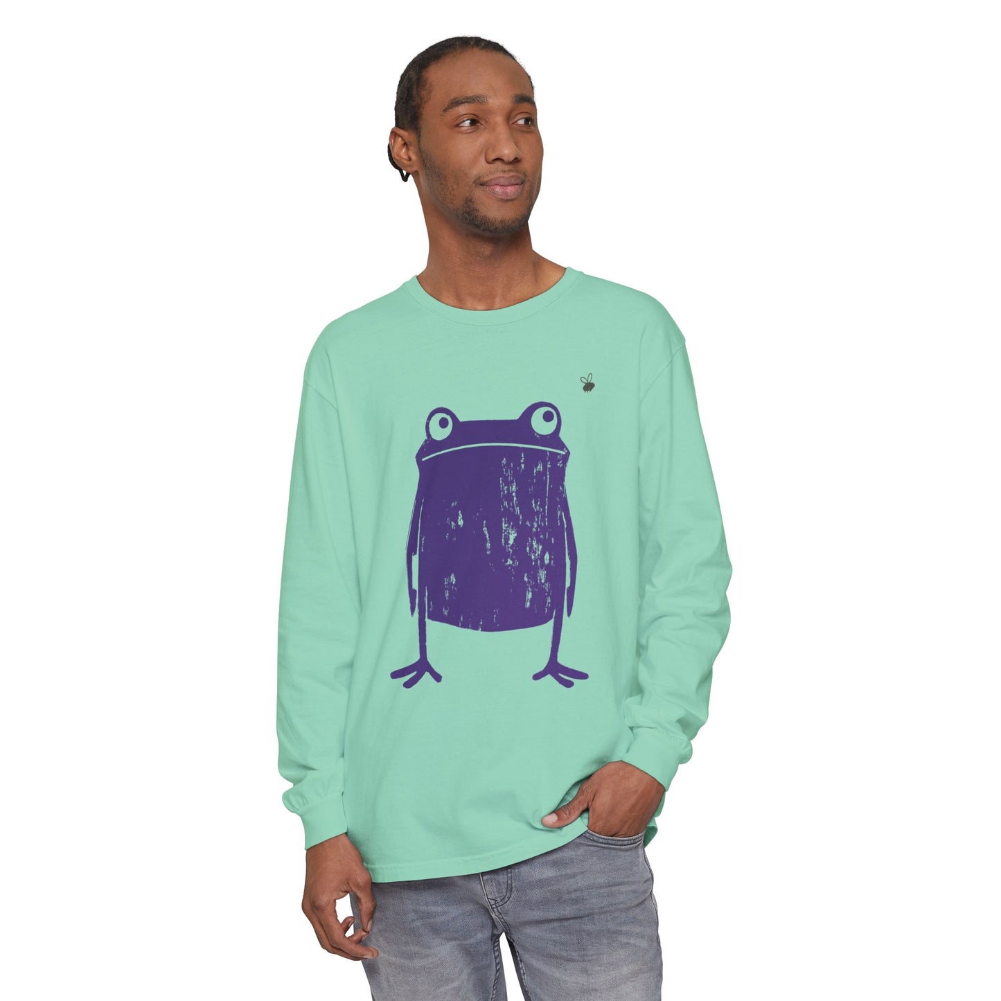 Frog - Comfort Colors Premium Long Sleeve T Shirt