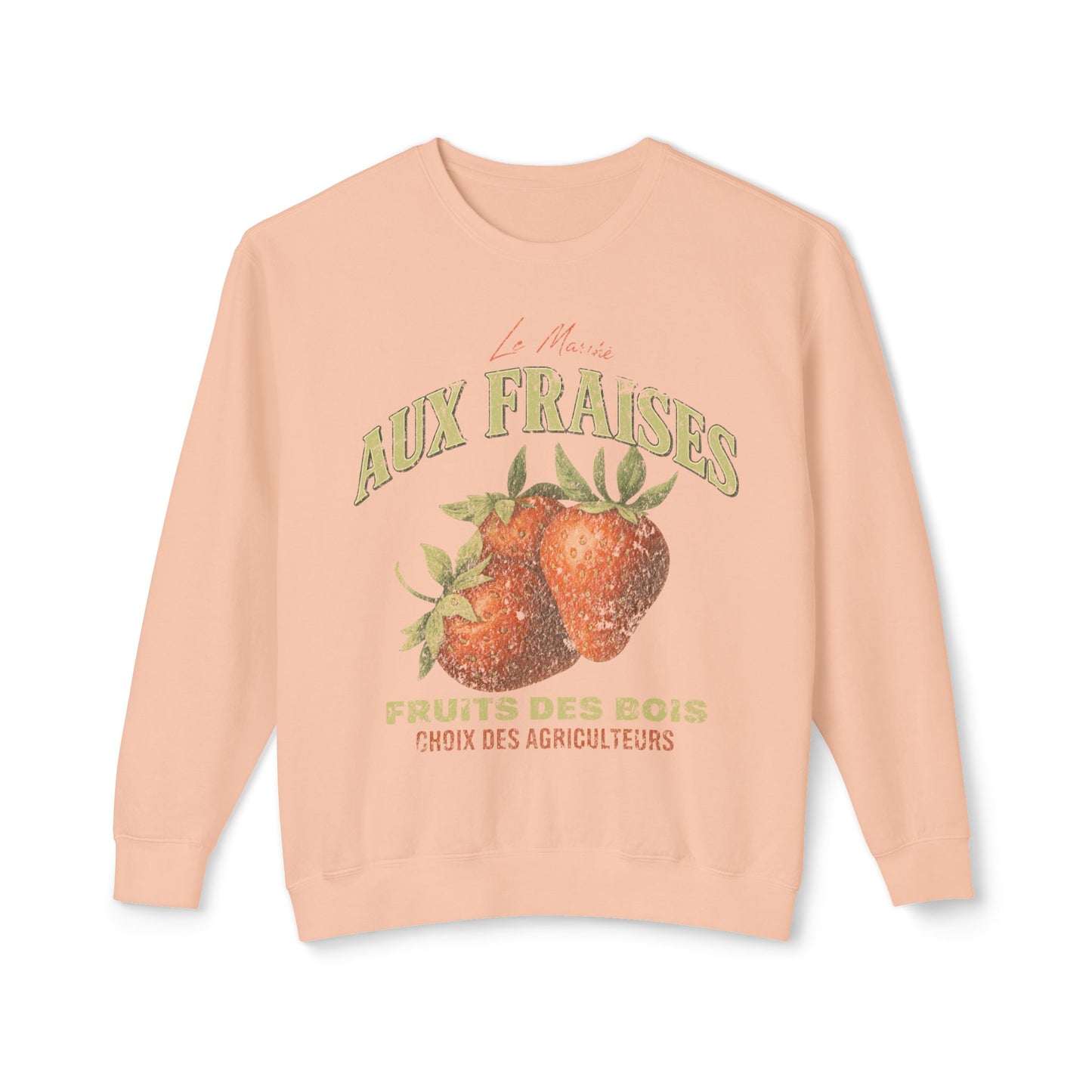 Aux Fraises - Comfort Colors Lightweight Sweatshirt