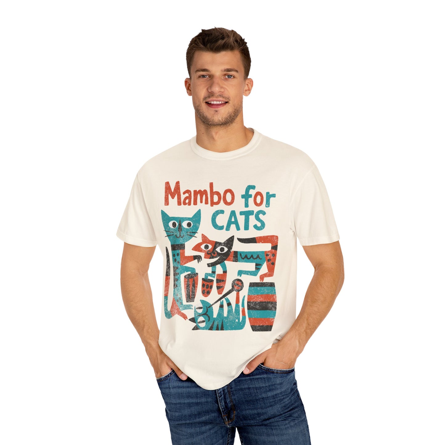 Mambo For Cats - Comfort Colors Relaxed Fit Premium T Shirt