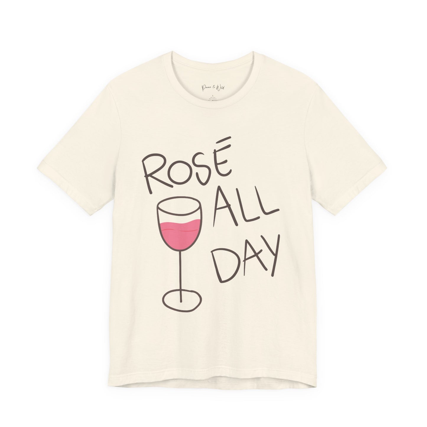 Rose All Day - Bella Canvas Super Soft Fitted T Shirt