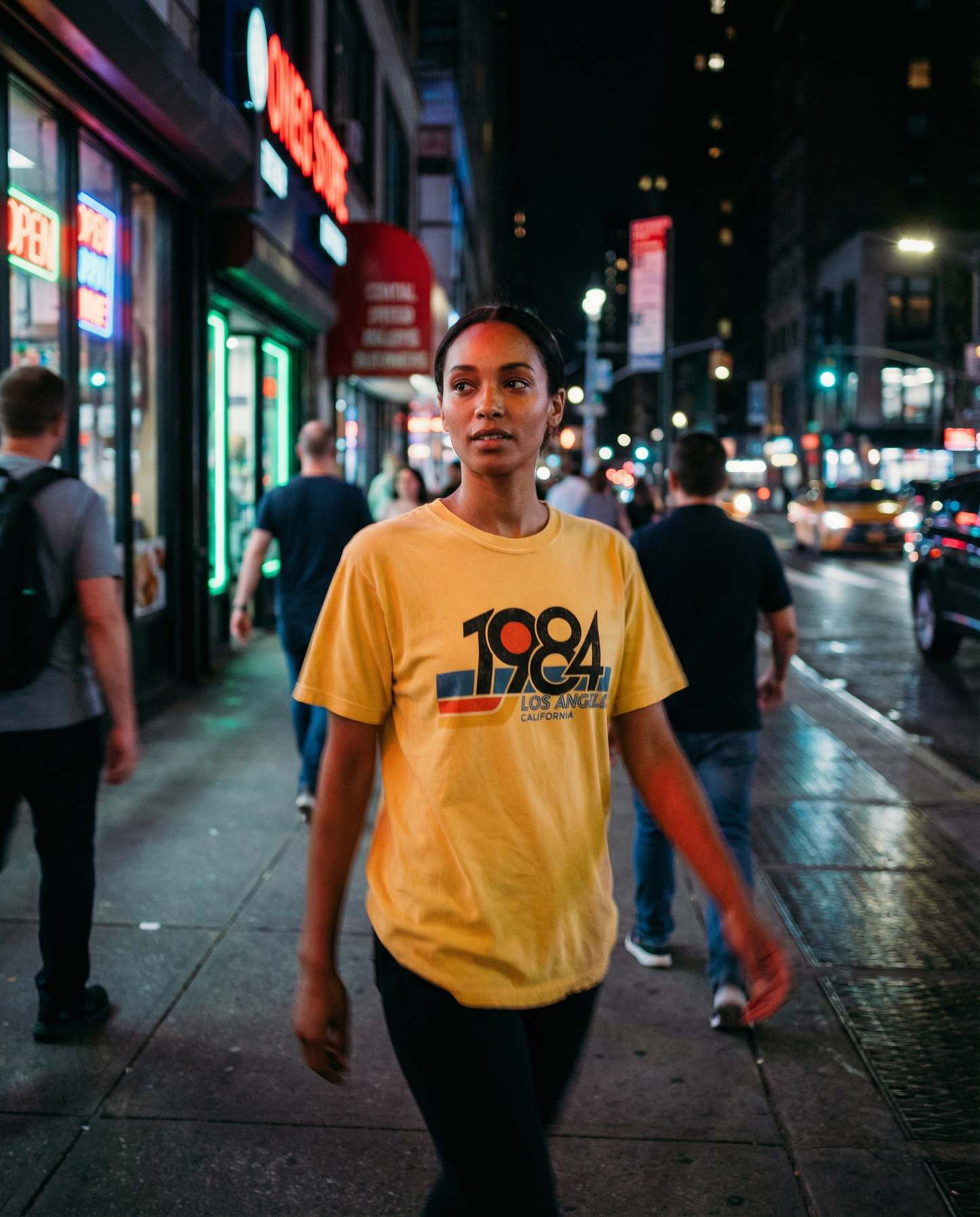 1984 LA -  Relaxed Fit Vintage Wash T Shirt