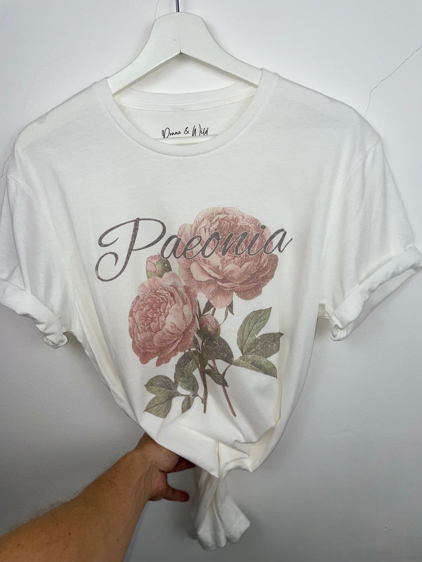 Paeonia, Vintage Tee  - Gildan Lightweight T Shirt